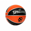 Ballon basket intérieur extérieur taille 7 EUROLEAGUE VARSITY TF 150 en caoutchouc T7 SPALDING