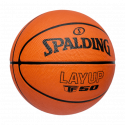 Ballon basket intérieur extérieur taille 6 LAYUP TF 50 en caoutchouc T6 SPALDING