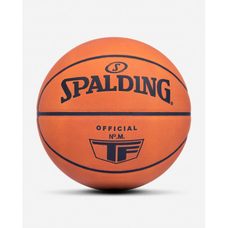 Ballon basket officiel TF MODEL M T7 (TAILLE 7) cuir indoor SPALDING