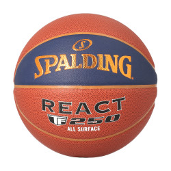 Ballon basket taille 5 LNB REACT TF 250 2022 T5 composite indoor outdoor SPALDING