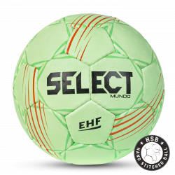 Ballon handball taille 1 MUNDO V22 T1 Vert SELECT DESTOCKAGE