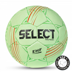 Ballon handball taille 2 MUNDO V22 T2 Vert SELECT DESTOCKAGE