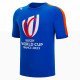 T-shirt COUPE DU MONDE DE RUGBY FRANCE 2023 adulte bleu MACRON