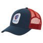 Casquette COUPE DU MONDE DE RUGBY FRANCE 2023 marine rouge MACRON 57127021
