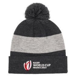 Bonnet COUPE DU MONDE DE RUGBY FRANCE 2023 avec pompom gris MACRON 57127023