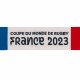 ÉCHARPE COUPE DU MONDE DE RUGBY FRANCE 2023 BLEU BLANC ROUGE MACRON