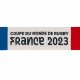 ÉCHARPE COUPE DU MONDE DE RUGBY FRANCE 2023 BLEU BLANC ROUGE MACRON