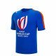 T-shirt COUPE DU MONDE DE RUGBY FRANCE 2023 junior bleu MACRON