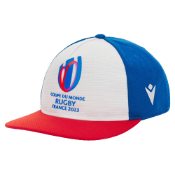 Casquette COUPE DU MONDE DE RUGBY FRANCE 2023 bleu blanc rouge MACRON 57127022