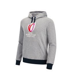 Sweat capuche COUPE DU MONDE DE RUGBY FRANCE 2023 junior gris MACRON