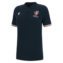 Polo COUPE DU MONDE DE RUGBY FRANCE 2023 adulte femme marine MACRON 57127253