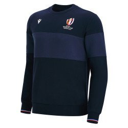 Sweat col rond COUPE DU MONDE DE RUGBY FRANCE 2023 adulte marine MACRON 57127255