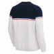 Sweat col rond COUPE DU MONDE DE RUGBY FRANCE 2023 adulte blanc MACRON