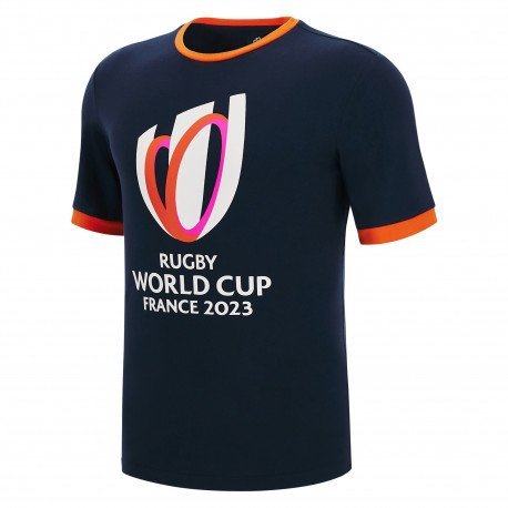 T-shirt COUPE DU MONDE DE RUGBY FRANCE 2023 adulte marine MACRON