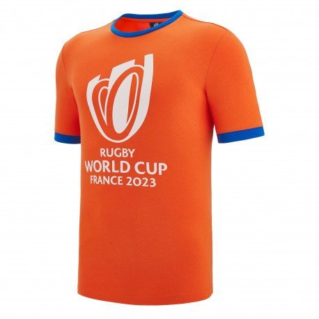 T-shirt COUPE DU MONDE DE RUGBY FRANCE 2023 adulte rouge MACRON