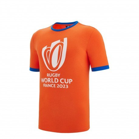 T-shirt COUPE DU MONDE DE RUGBY FRANCE 2023 junior rouge MACRON 