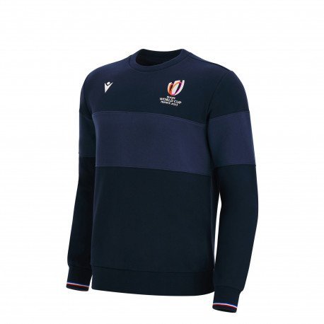 Sweat col rond COUPE DU MONDE DE RUGBY FRANCE 2023 junior marine MACRON 