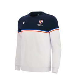 Sweat col rond COUPE DU MONDE DE RUGBY FRANCE 2023 junior blanc MACRON 57127277