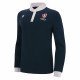 Polo COUPE DU MONDE DE RUGBY FRANCE 2023 adulte marine MANCHES LONGUES MACRON 