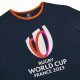 T-shirt COUPE DU MONDE DE RUGBY FRANCE 2023 junior fille marine MACRON