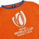 T-shirt COUPE DU MONDE DE RUGBY FRANCE 2023 junior fille rouge MACRON 