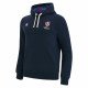 Sweat capuche COUPE DU MONDE DE RUGBY FRANCE 2023 adulte marine MACRON 