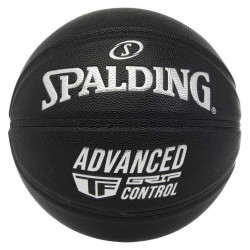 Ballon basket taille 7 AGC ADVANCED GRIP CONTROL noir T7 indoor outdoor SPALDING DESTOCKAGE