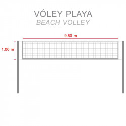 Filet de beach volley PRO ZASTOR