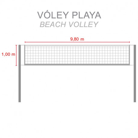 Filet de beach volley PRO ZASTOR