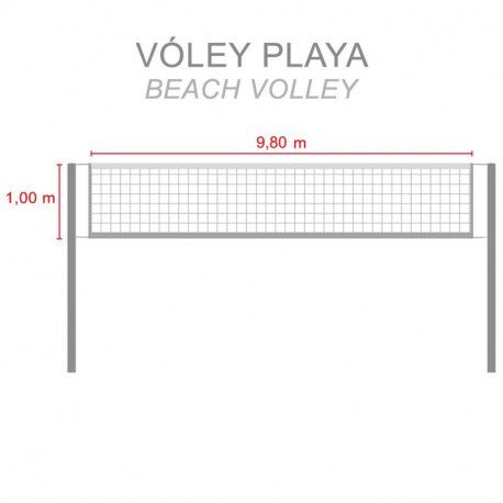 Filet de beach volley PRO ZASTOR