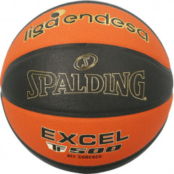 Ballon basket taille 7 ACB EXCEL TF 500 T7 composite indoor outdoor SPALDING