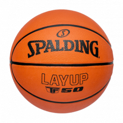 Ballon basket taille 7 LAYUP TF 50 T7 caoutchouc outdoor SPALDING