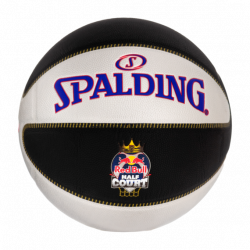 Ballon basket taille 6 TF 33 REDBULL HALF COURT T6 composite indoor outdoor SPALDING