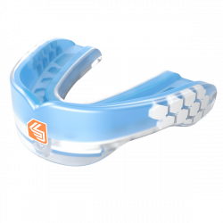 Protège-dents GEL MAX POWER Junior Bleu translucide SHOCK DOCTOR