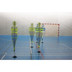 Mannequin de défense 1,50 M DSOCCER WALL JAUNE POWERSHOT
