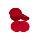 LOT DE 24 DISQUES DE MARQUAGE PLATS ROUGES 13 CM POWERSHOT