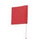 LOT DE 4 DRAPEAUX ROUGE POUR POTEAUX DE CORNER POWERSHOT 