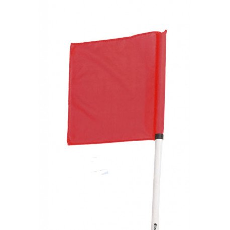 LOT DE 4 DRAPEAUX ROUGE POUR POTEAUX DE CORNER POWERSHOT 