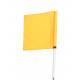 LOT DE 4 DRAPEAUX JAUNE POUR POTEAUX DE CORNER POWERSHOT