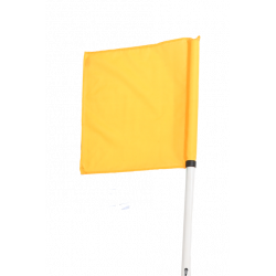 LOT DE 4 DRAPEAUX JAUNE POUR POTEAUX DE CORNER POWERSHOT