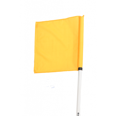 LOT DE 4 DRAPEAUX JAUNE POUR POTEAUX DE CORNER POWERSHOT