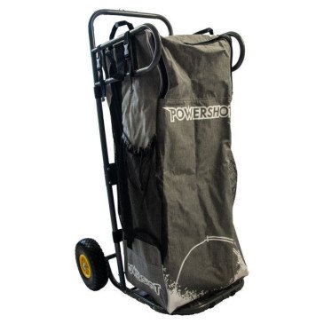 Chariot d'équipement Football POWERCART Gris POWERSHOT 