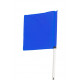 Lot de 4 drapeaux Bleu pour poteaux de corner POWERHOT 