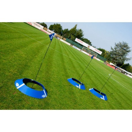 KIT DE 3 CIBLES DE FOOT GOLF AVEC JALON, DRAPEAUX ET SAC DE TRANSPORT POWERSHOT 