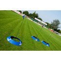 KIT DE 3 CIBLES DE FOOT GOLF AVEC JALON, DRAPEAUX ET SAC DE TRANSPORT POWERSHOT 