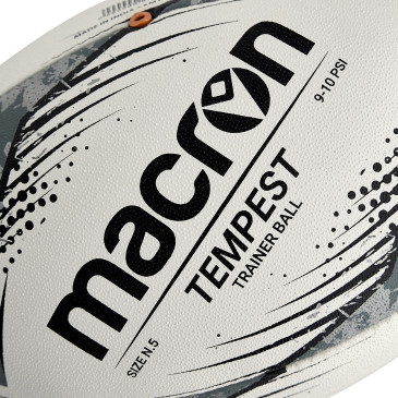 Lot de 12 Ballons rugby TEMPEST Taille 3 MACRON