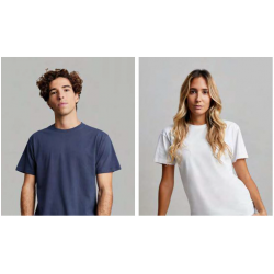 T-shirt coton PALM 190 grs  unisexe manches courtes blanc MUKUA