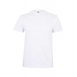T-shirt coton PALM unisexe manches courtes blanc MUKUA