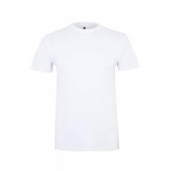 T-shirt coton MELBOURNE unisexe manches courtes blanc MUKUA