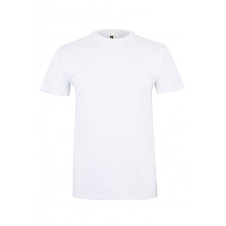 T-shirt coton MELBOURNE unisexe manches courtes blanc MUKUA